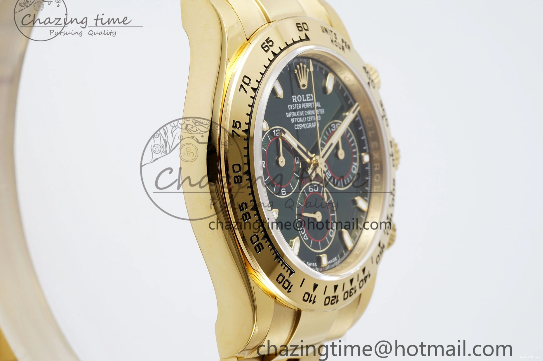0502 Daytona 116508 QF 1:1 Best Edition Green Dial on YG Bracelet SA4130 V ComfortFit 1761